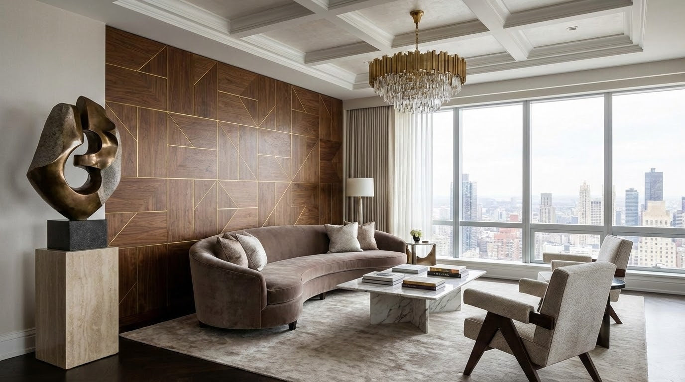 Luxury on a Budget: How to Make Your Living Room Look Expensive Using Statement Sculptures and Wall Panels