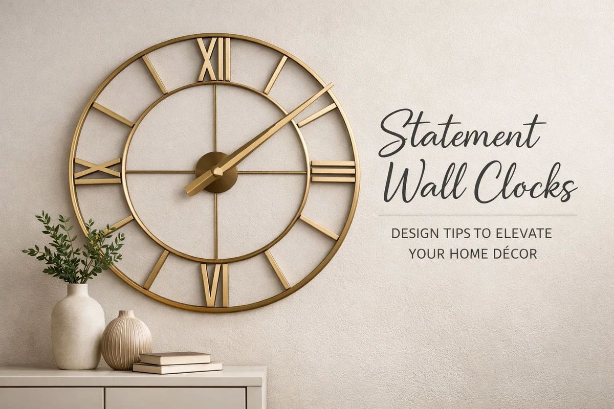 Statement Wall Clocks More Than Just Timepieces