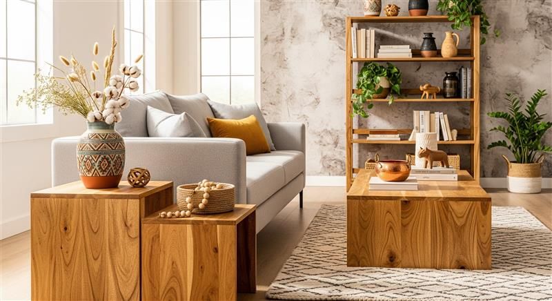 Why Mango Wood & Traditional Materials Are Making a Comeback in Modern Interiors