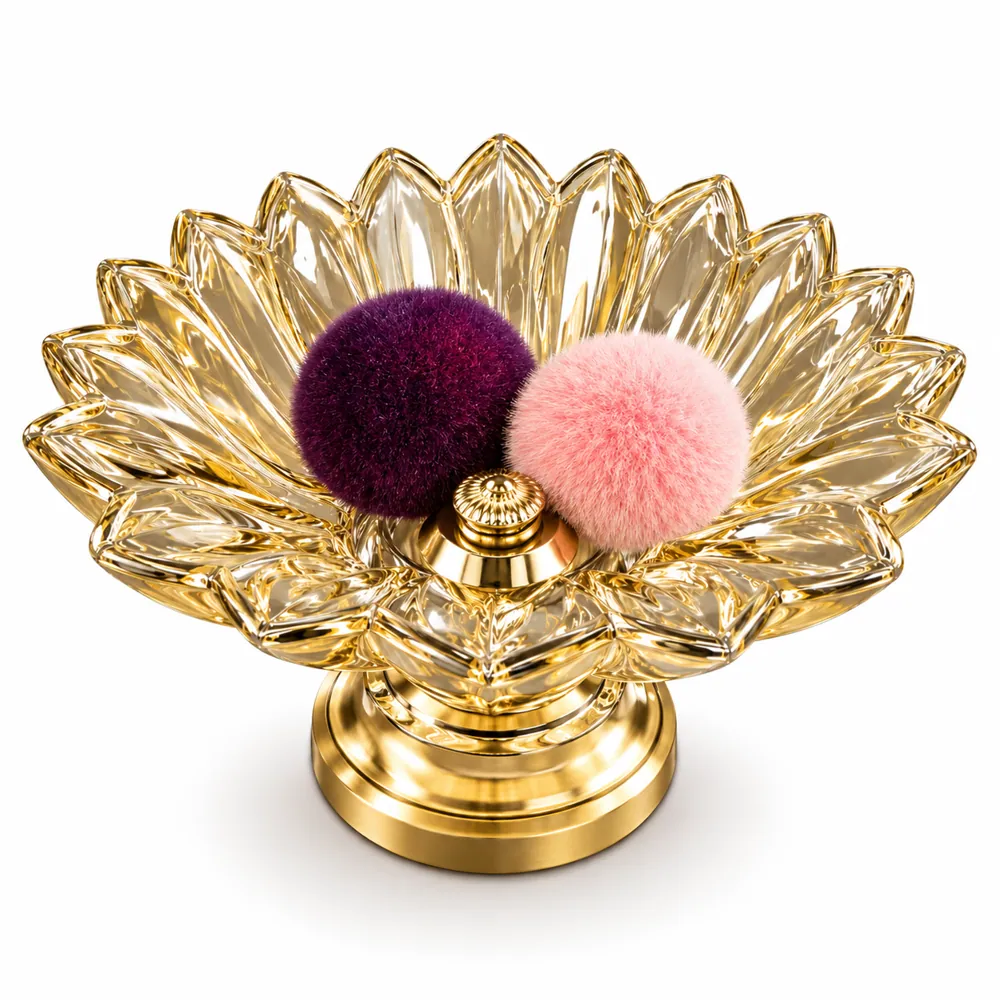 Glass Fruit Stand C14H-23 — Glass Decor by Kasha Interior