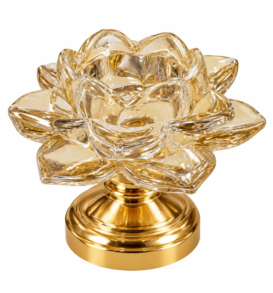 Glass Candle Stand C14H-29 — Candle Holders by Kasha Interior