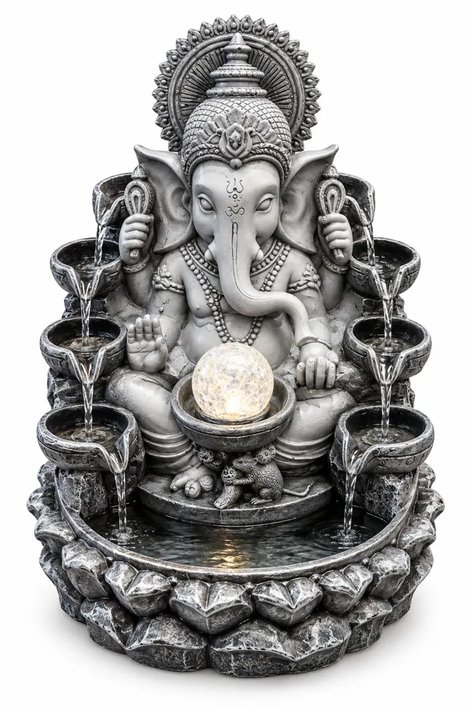 Polystone Water Fountain C14H-56 — Water Fountains by Kasha Interior